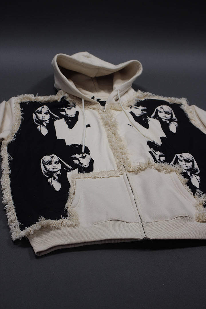 Scarface X Elvira Zip Up CRÈME